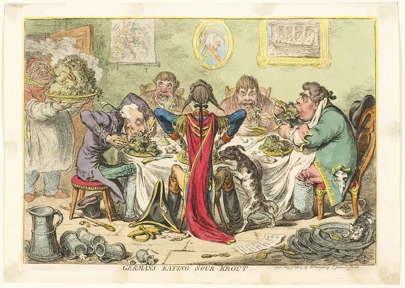 Germans Eating Sour-Krout