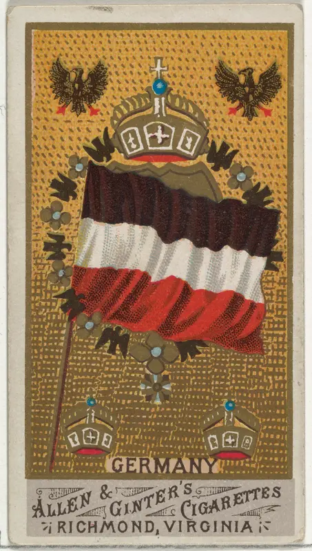 Germany, from Flags of All Nations, Series 1 (N9) for Allen & Ginter Cigarettes Brands Wall Art by Allen & Ginter - High-Resolution Digital Print