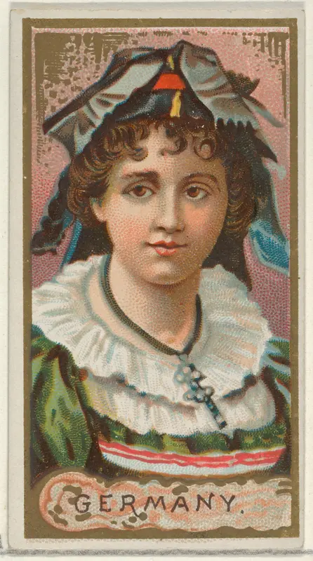 Germany, from the Types of All Nations series (N24) for Allen & Ginter Cigarettes Wall Art by Allen & Ginter - High-Resolution Digital Print