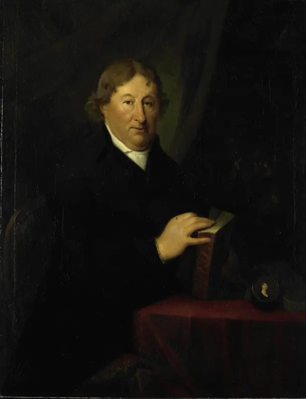 Gerrit van der Pot (1732-1807), heer van Groeneveld. Kunstverzamelaar te Rotterdam Wall Art by Johan Bernard Scheffer - High-Resolution Digital Print
