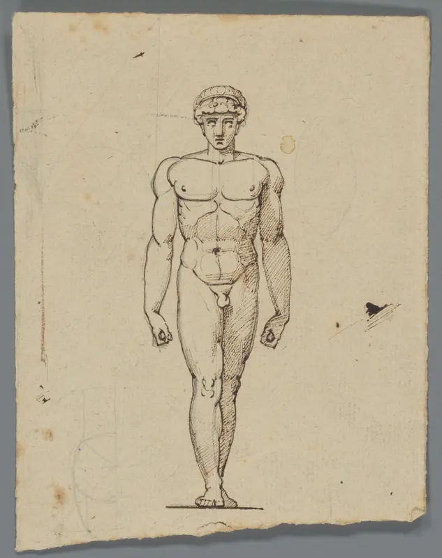 Gespierde man Wall Art by Unknown - High-Resolution Digital Print