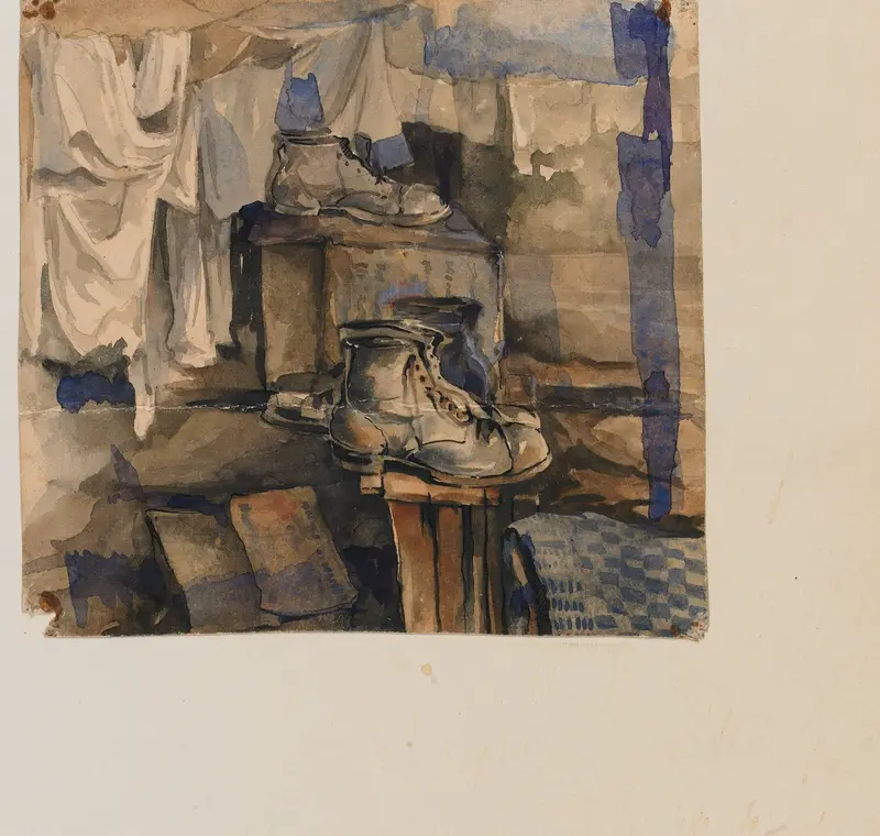 Gestolen schoenen Wall Art by Wim van Hooff - High-Resolution Digital Print