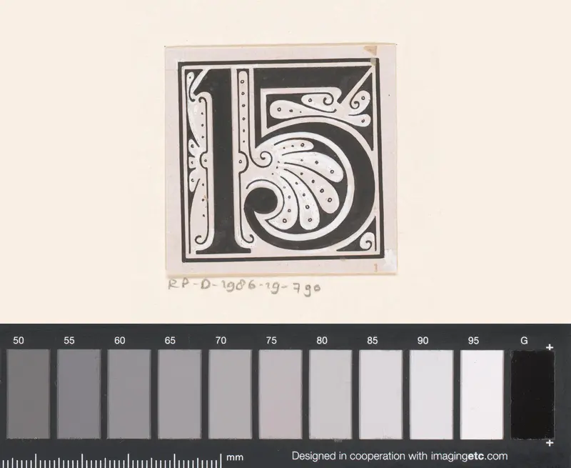 Getal 15 Wall Art by Reinier Willem Petrus de Vries (1874-1953) - High-Resolution Digital Print