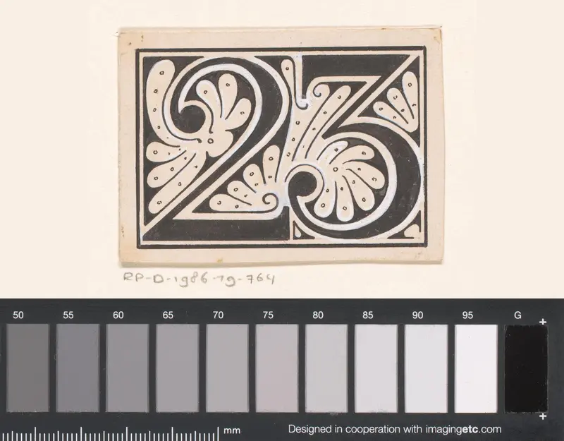 Getal 23 Wall Art by Reinier Willem Petrus de Vries (1874-1953) - High-Resolution Digital Print