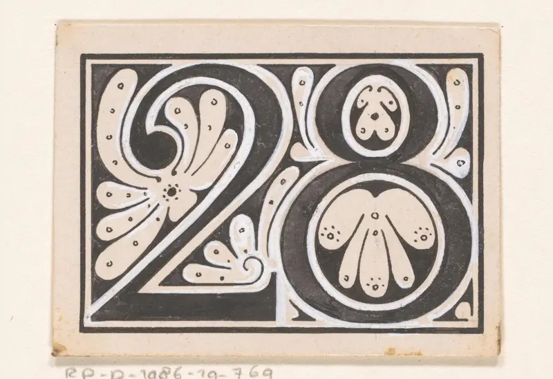 Getal 28 Wall Art by Reinier Willem Petrus de Vries (1874-1953) - High-Resolution Digital Print