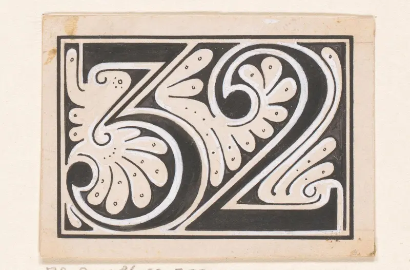 Getal 32 Wall Art by Reinier Willem Petrus de Vries (1874-1953) - High-Resolution Digital Print