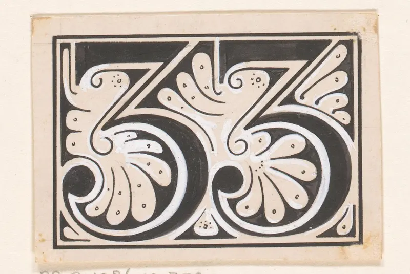 Getal 33 Wall Art by Reinier Willem Petrus de Vries (1874-1953) - High-Resolution Digital Print
