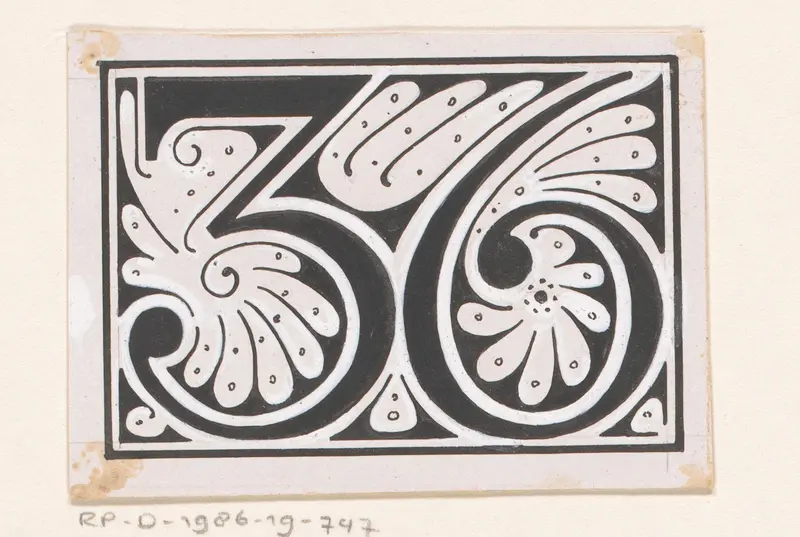 Getal 36 Wall Art by Reinier Willem Petrus de Vries (1874-1953) - High-Resolution Digital Print