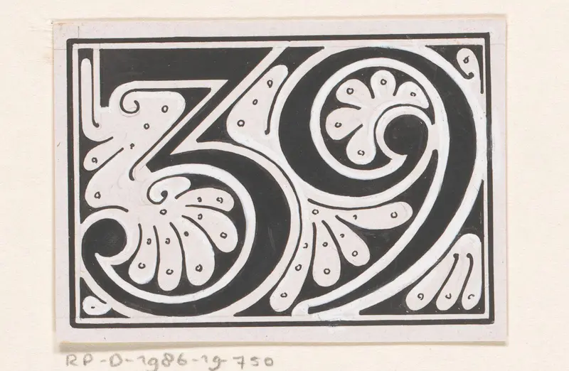 Getal 39 Wall Art by Reinier Willem Petrus de Vries (1874-1953) - High-Resolution Digital Print