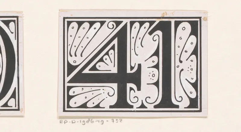 Getal 41 Wall Art by Reinier Willem Petrus de Vries (1874-1953) - High-Resolution Digital Print