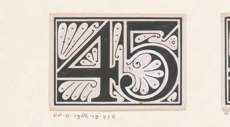 Getal 45 Wall Art by Reinier Willem Petrus de Vries (1874-1953) - High-Resolution Digital Print
