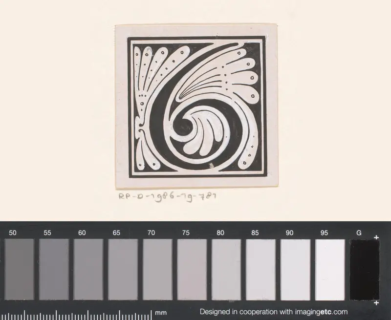 Getal 6 Wall Art by Reinier Willem Petrus de Vries (1874-1953) - High-Resolution Digital Print