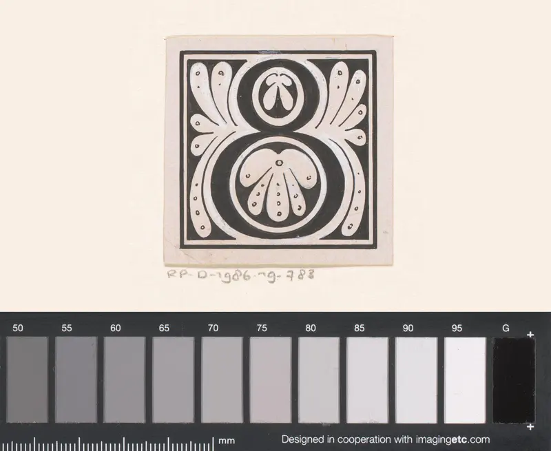 Getal 8 Wall Art by Reinier Willem Petrus de Vries (1874-1953) - High-Resolution Digital Print