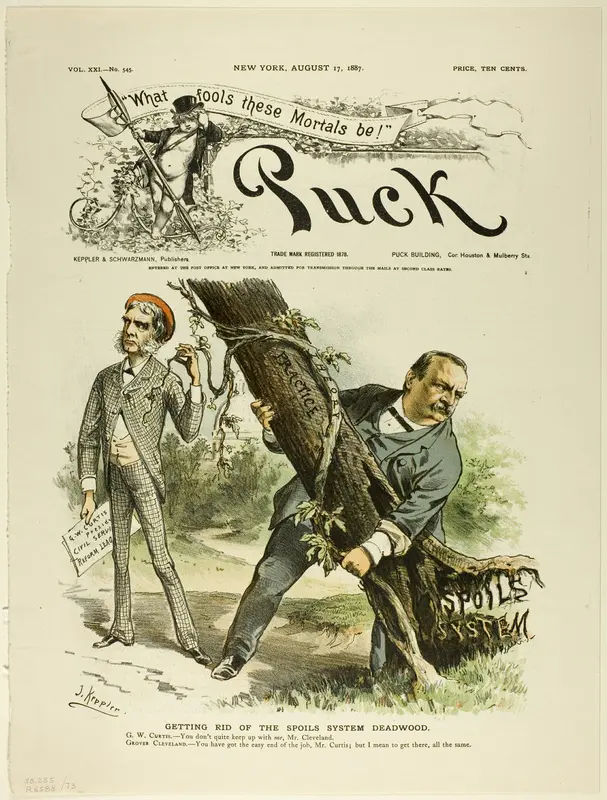 Getting Rid of the Spoils System Deadwood, from Puck
