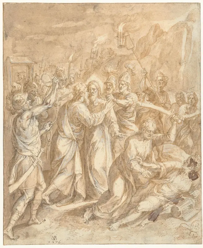 Gevangenneming van Christus Wall Art by Chrispijn van den Broeck - High-Resolution Digital Print