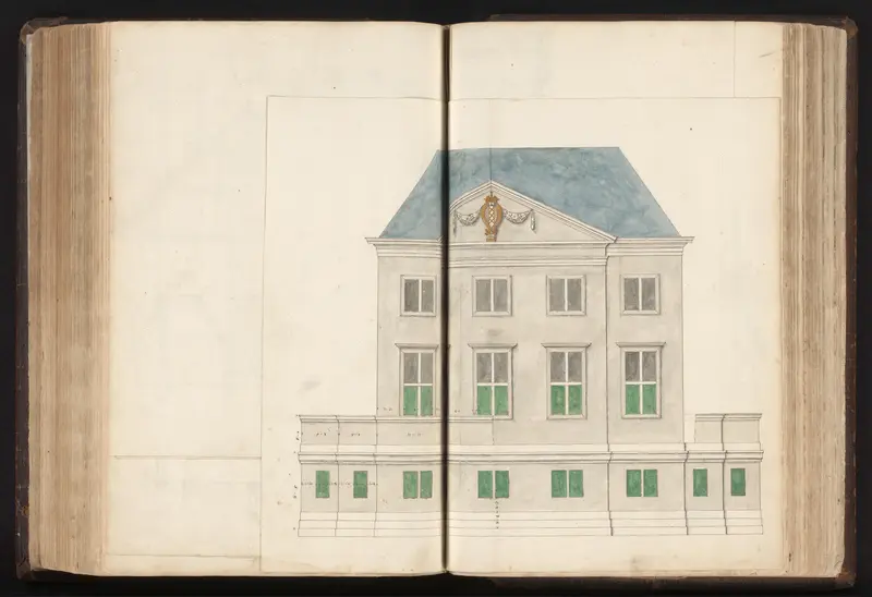 Gevel van een Blokhuis in de Amstel Wall Art by anonymous - High-Resolution Digital Print