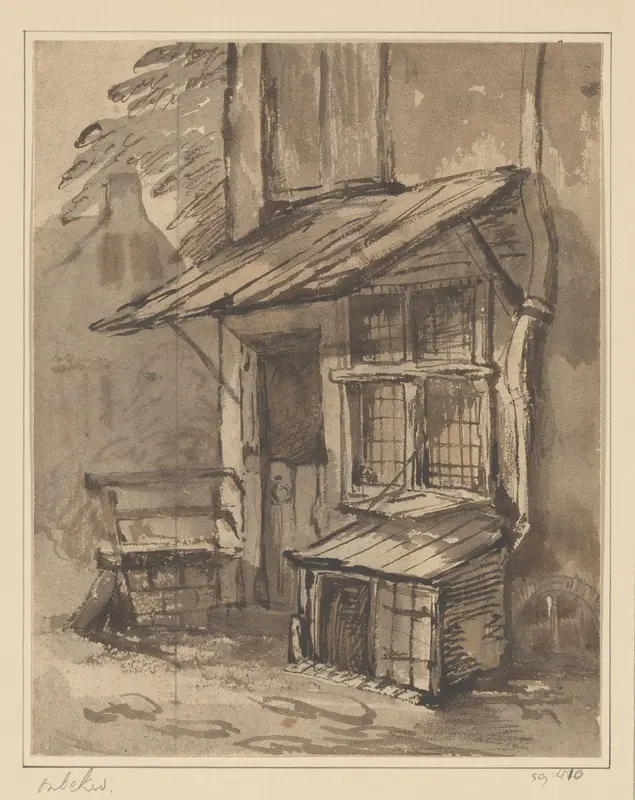 Gevel van een woning Wall Art by Unknown - High-Resolution Digital Print