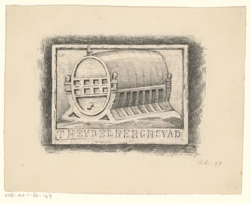 Gevelsteen op Rokin 90 Wall Art by Unknown - High-Resolution Digital Print