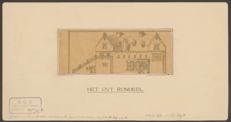 Gevelsteen van het Rondeel te Amsterdam Wall Art by Unknown - High-Resolution Digital Print