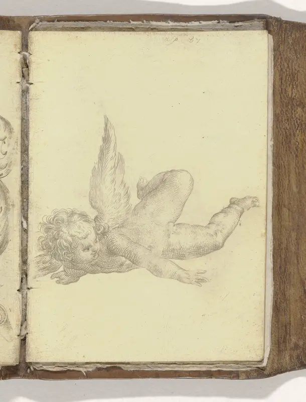 gevleugelde Putto Wall Art by anonymous - High-Resolution Digital Print