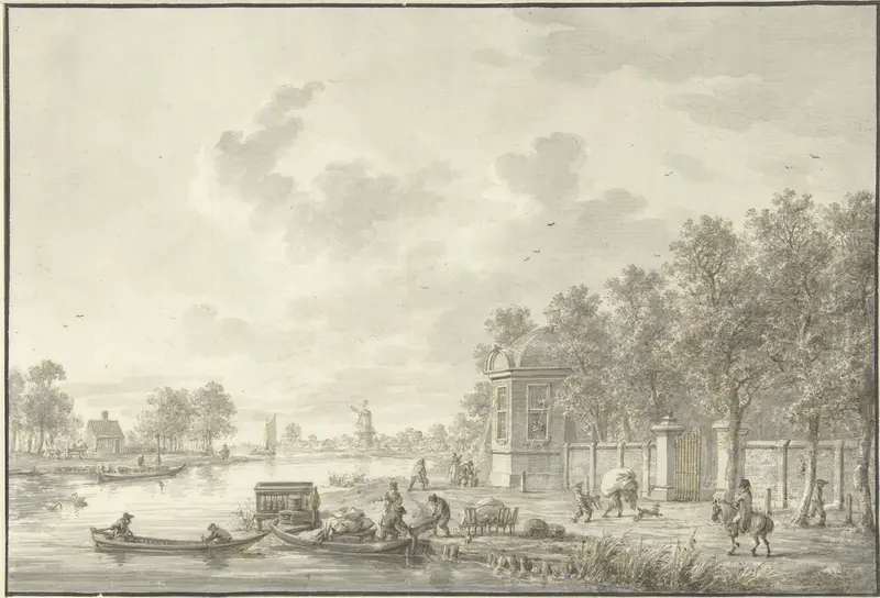 Gezicht aan het Spaarne Wall Art by Dirk Langendijk - High-Resolution Digital Print