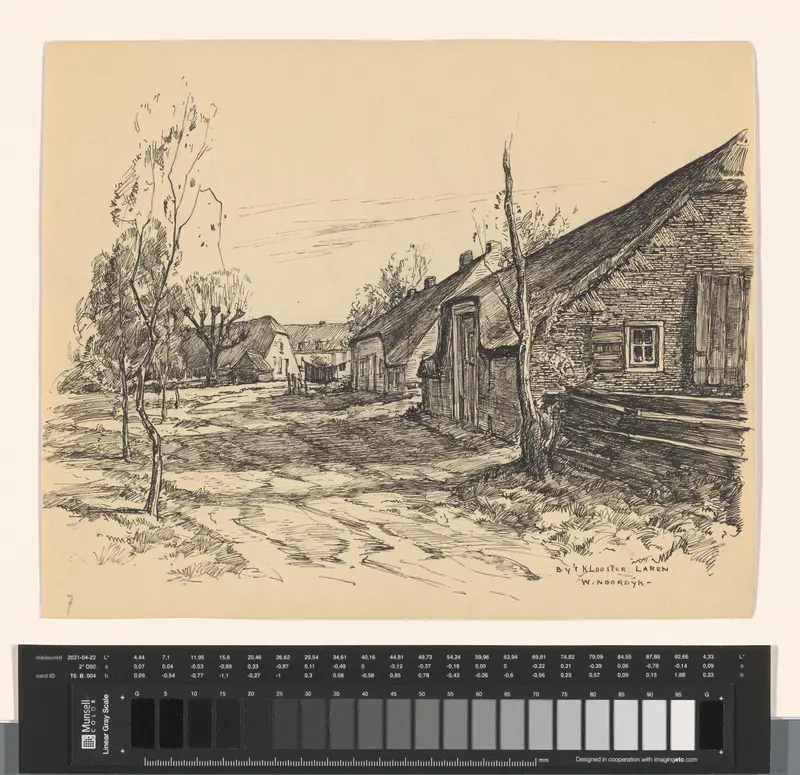 Gezicht `By 't Klooster, Laren' Wall Art by Willem Frederik Noordijk - High-Resolution Digital Print
