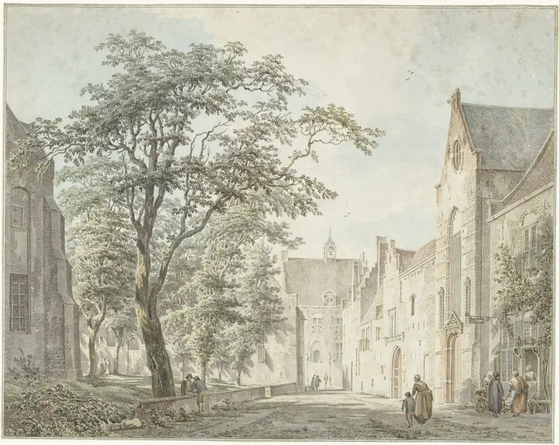 Gezicht in de stad Montfoort Wall Art by Paulus van Liender - High-Resolution Digital Print