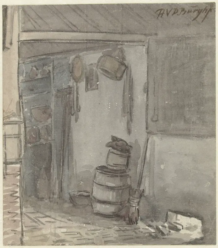 Gezicht in een boerendeel Wall Art by Unknown - High-Resolution Digital Print