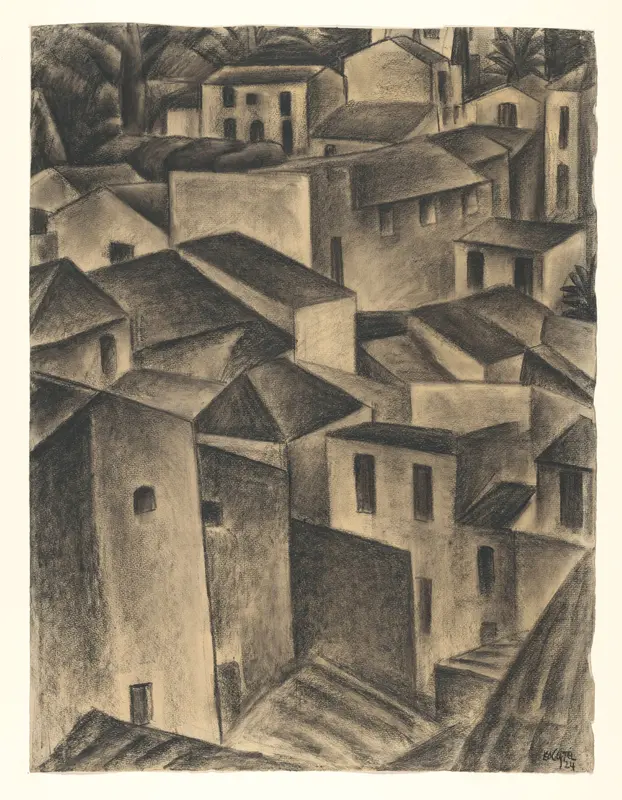 Gezicht in een Italiaans dorp Wall Art by Unknown - High-Resolution Digital Print