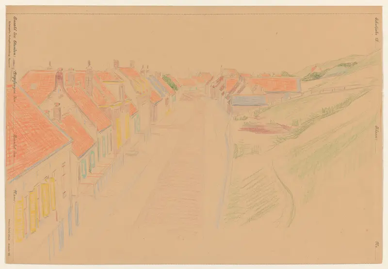 Gezicht in een straatje van Zoutelande Wall Art by Ferdinand Hart Nibbrig - High-Resolution Digital Print