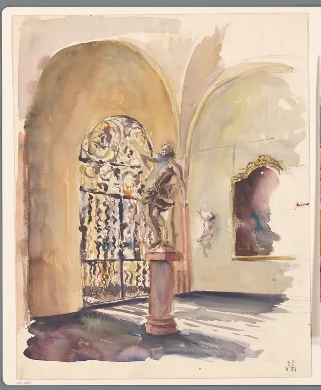 Gezicht in een zaal van het Rijksmuseum: Weense tentoonstelling Pavilloenzaal 1947 Wall Art by van Lynden - High-Resolution Digital Print