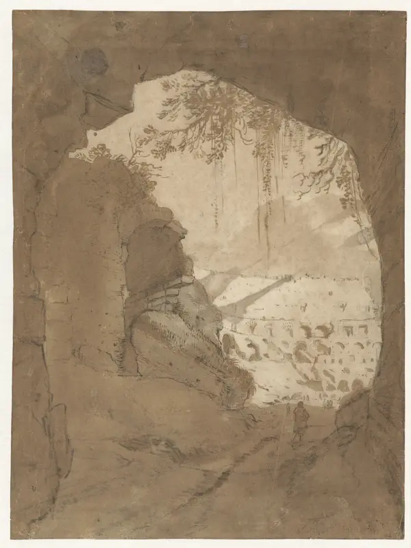 Gezicht in het Colosseum te Rome Wall Art by Bartholomeus Breenbergh - High-Resolution Digital Print
