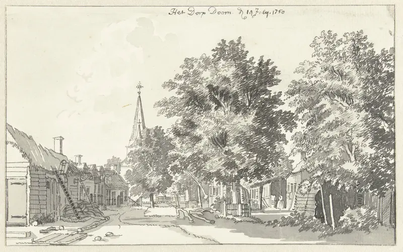 Gezicht in het dorp Doorn Wall Art by Jan de Beijer - High-Resolution Digital Print