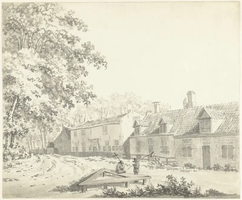 Gezicht in het dorp Schore, op Zuid-Beveland Wall Art by anonymous - High-Resolution Digital Print