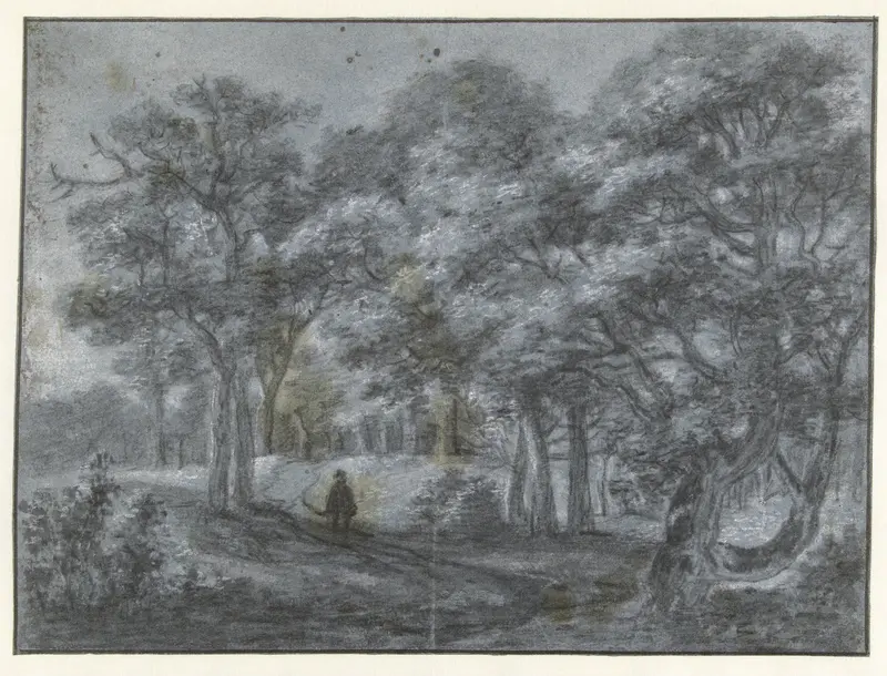 Gezicht in het Haagse bos Wall Art by Simon de Vlieger - High-Resolution Digital Print