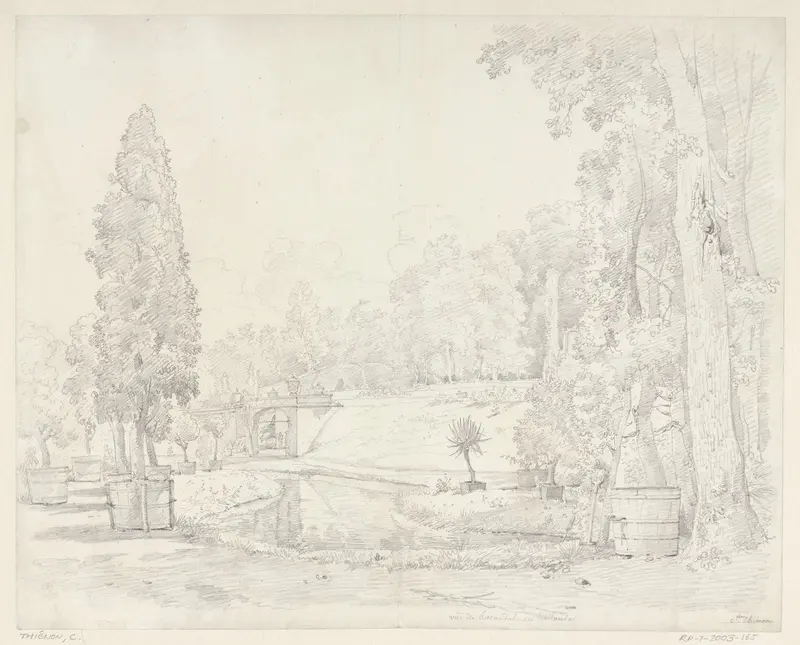 Gezicht in het park Rosendael bij Arnhem Wall Art by Claude Thiénon - High-Resolution Digital Print