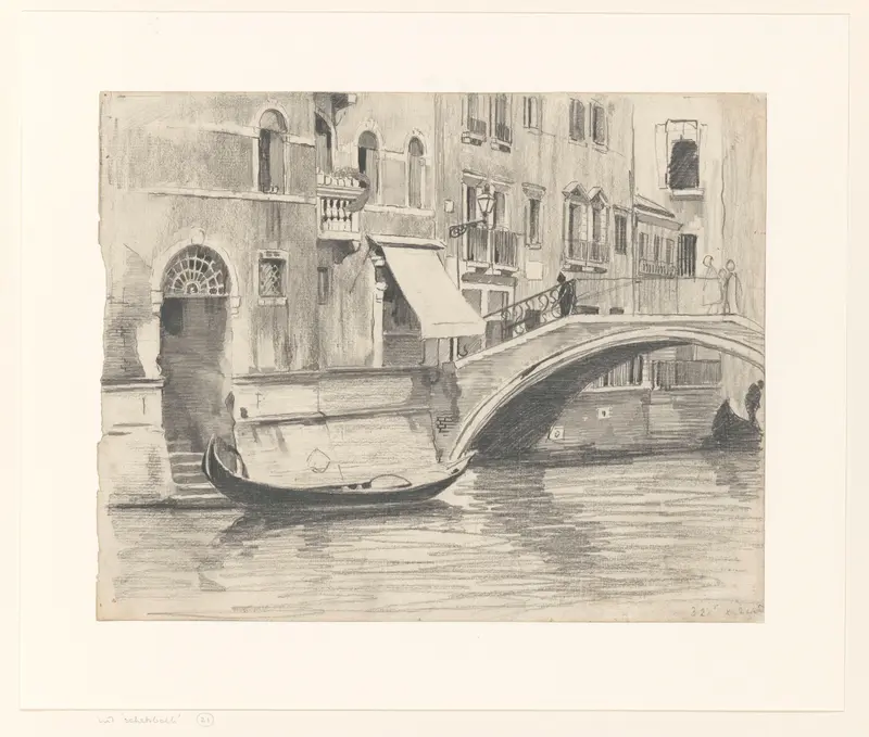 Gezicht in Venetië Wall Art by Willem Witsen - High-Resolution Digital Print