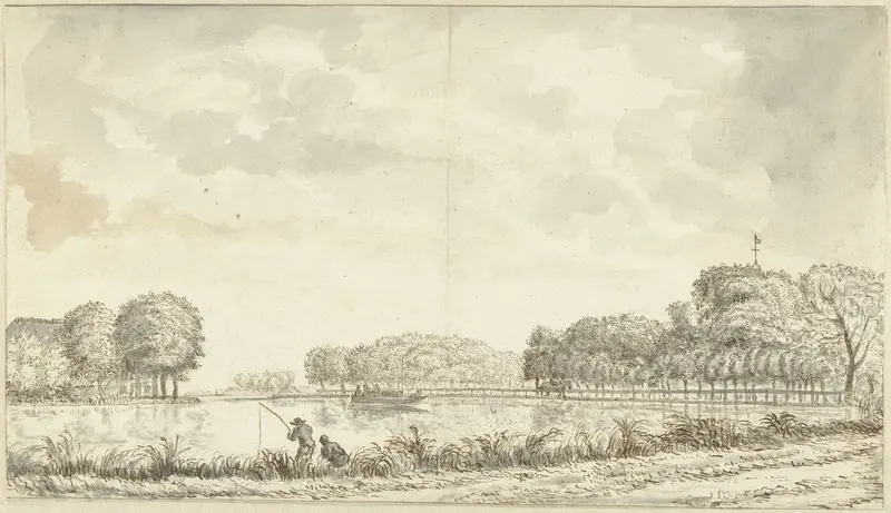 Gezicht langs de Amstel Wall Art by Jan Gabrielsz. Sonjé - High-Resolution Digital Print
