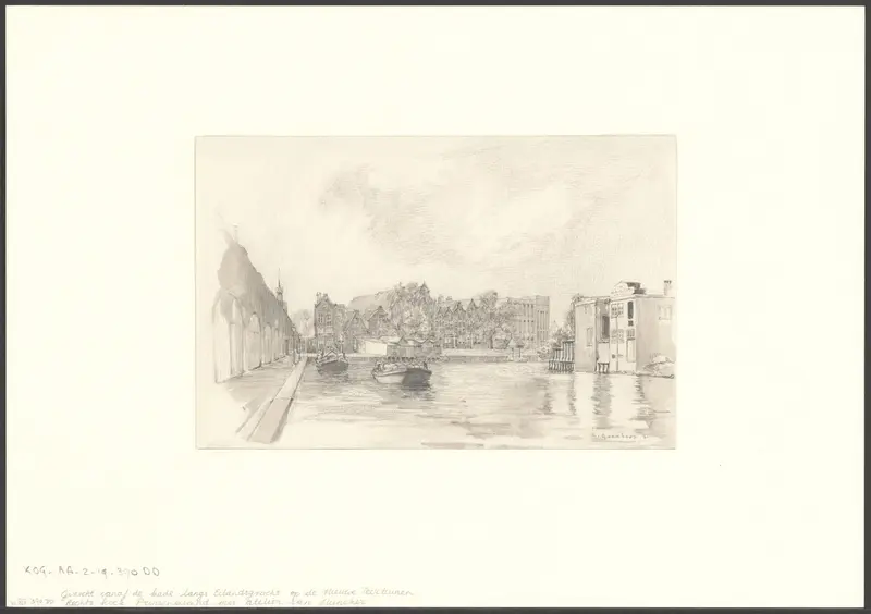 Gezicht langs de Eilandsgracht op de Nieuwe Teertuinen Wall Art by Unknown - High-Resolution Digital Print