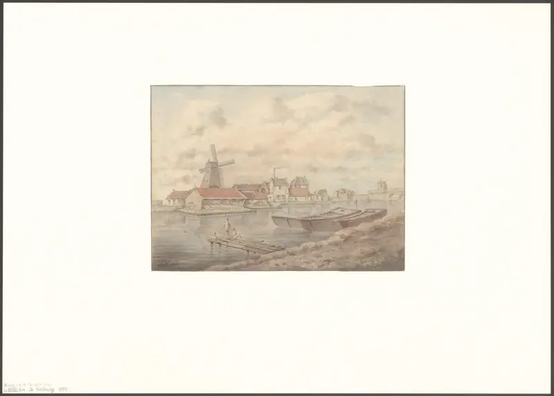 Gezicht langs de Kostverlorenvaart Wall Art by Unknown - High-Resolution Digital Print