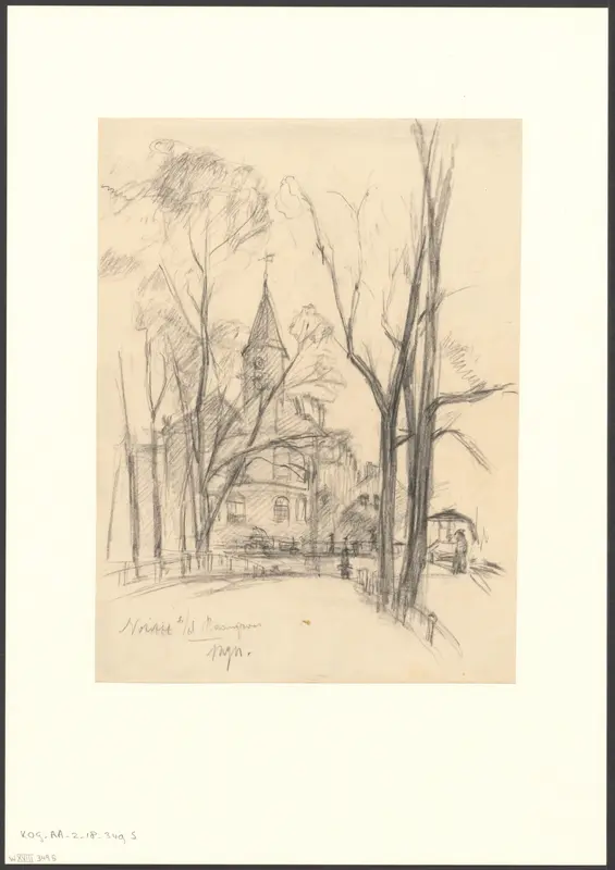 Gezicht langs de Singelgracht Wall Art by anonymous - High-Resolution Digital Print