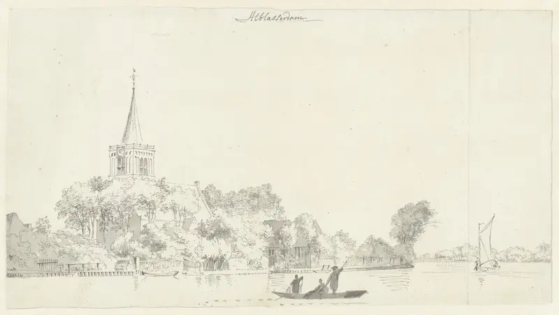 Gezicht op Alblasserdam Wall Art by Cornelis Pronk - High-Resolution Digital Print