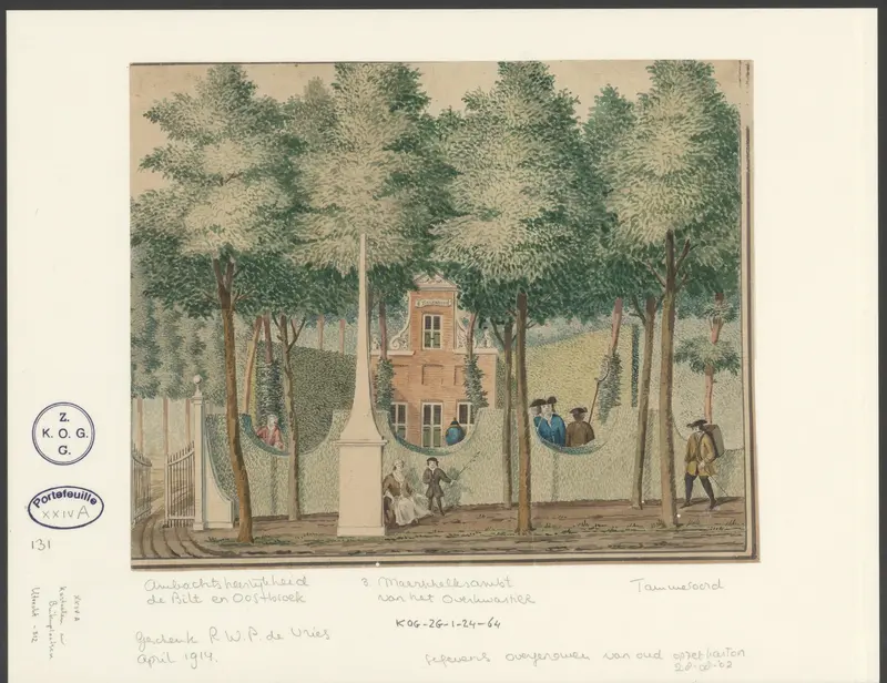 Gezicht op Ambachtsheerlijkheid de Bilt en Oostbroek Wall Art by anonymous - High-Resolution Digital Print