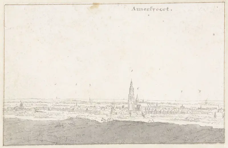 Gezicht op Amersfoort Wall Art by Cornelis Pronk - High-Resolution Digital Print