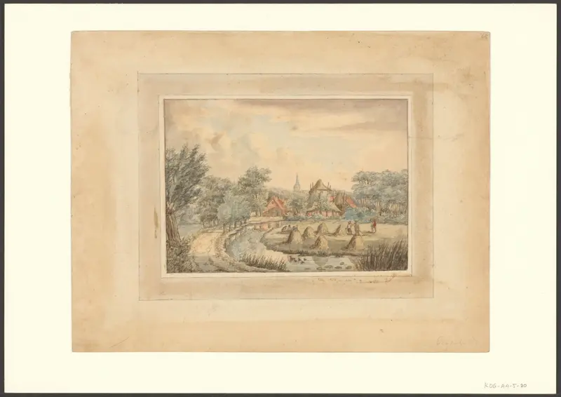 Gezicht op Amstelveen Wall Art by Engelbertus Matthias Engelberts - High-Resolution Digital Print