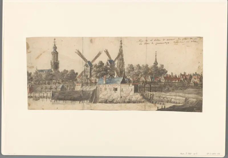 Gezicht op Antwerpen, uit het zuiden Wall Art by anonymous - High-Resolution Digital Print