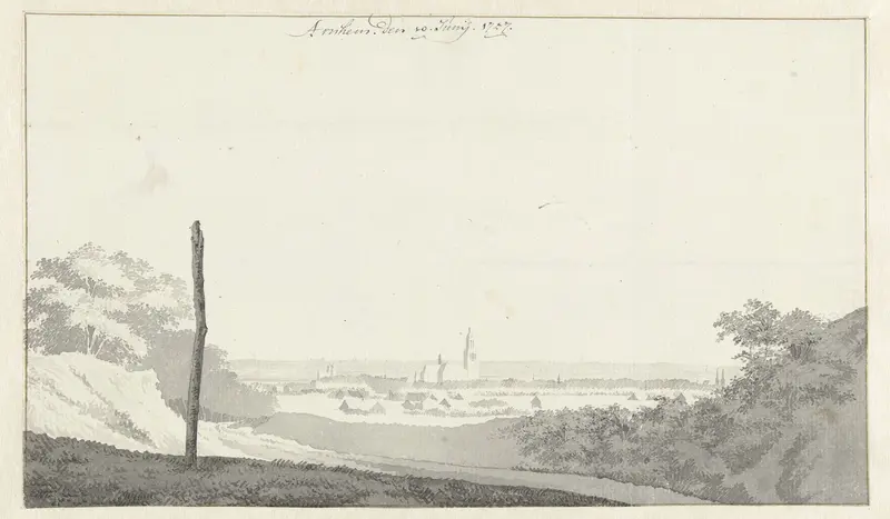 Gezicht op Arnhem Wall Art by Jan de Beijer - High-Resolution Digital Print