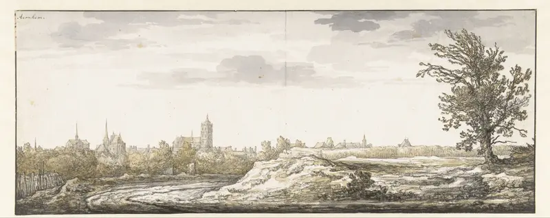 Gezicht op Arnhem Wall Art by Aelbert Cuyp - High-Resolution Digital Print