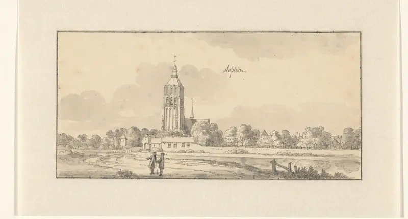 Gezicht op Asperen, in Gelderland Wall Art by anonymous - High-Resolution Digital Print