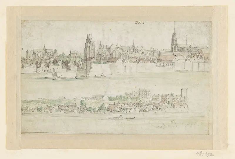 Gezicht op Blois Wall Art by anonymous - High-Resolution Digital Print